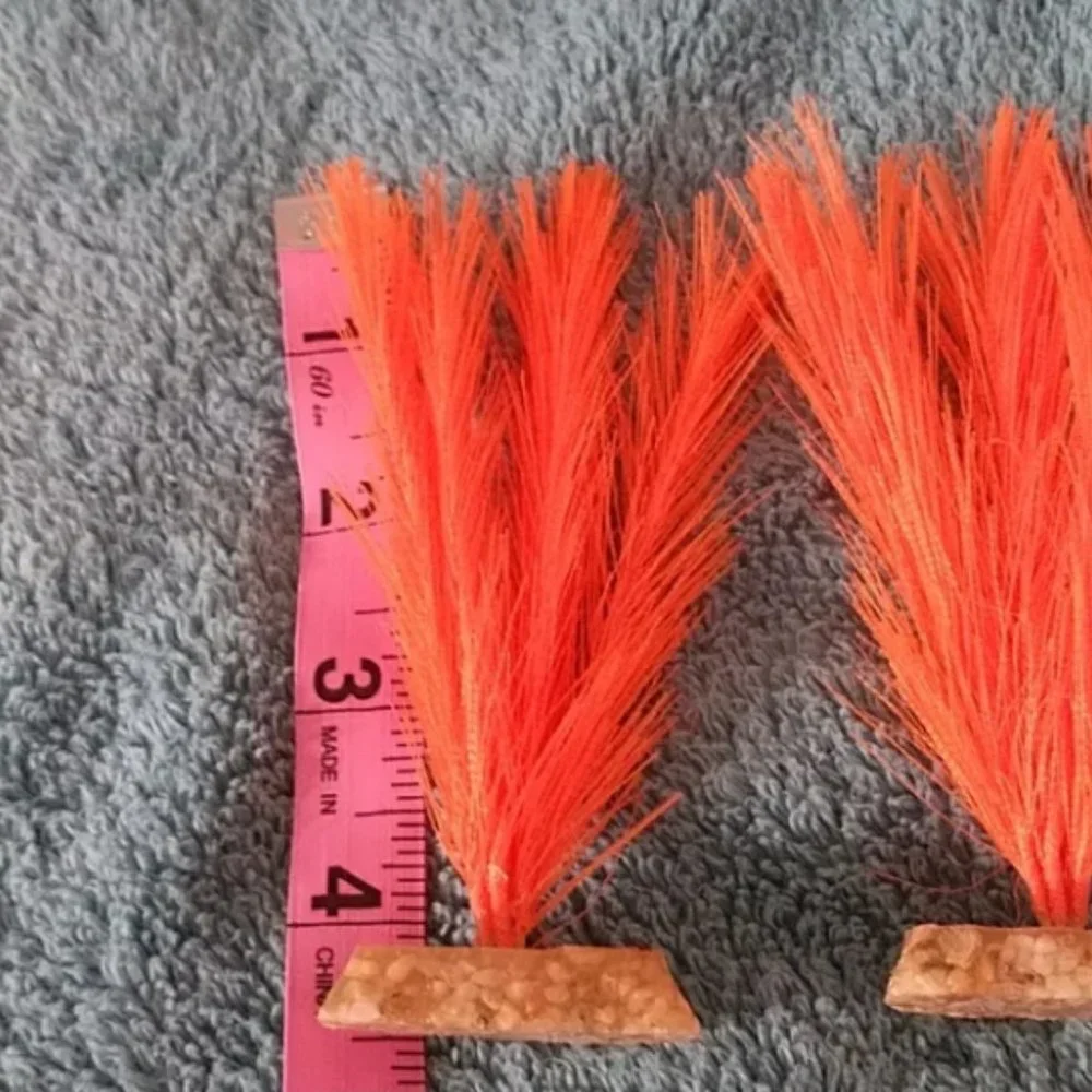 Orange Aquarium Standing Plants